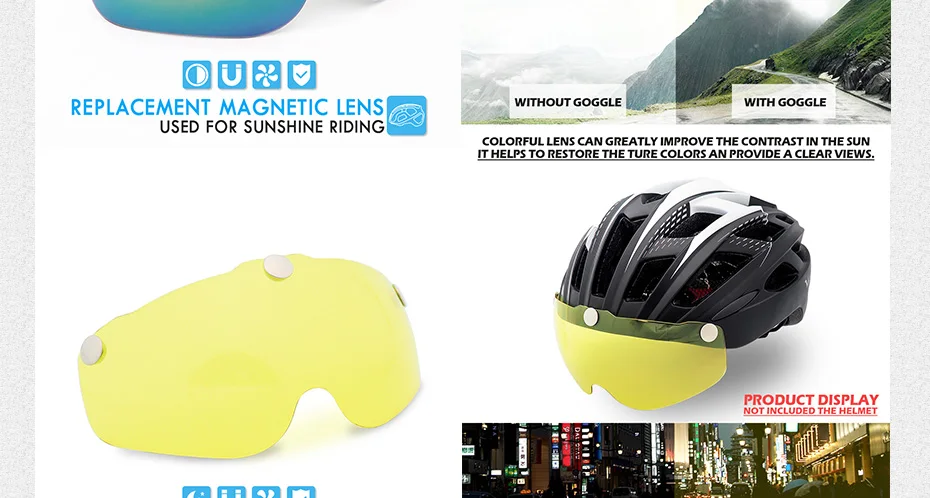 Victgoal велосипедный шлем для мужчин поляризованные очки MTB велосипедные шлемы сверхлегкие дорожные горные велосипедные очки шлем дропшиппинг