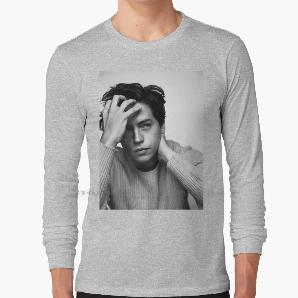 

Коул футболка с длинным рукавом тройник Коул Sprouse Archie Comics Riverdale Bughead Jughead Jones Cole Sprouse Suite Life