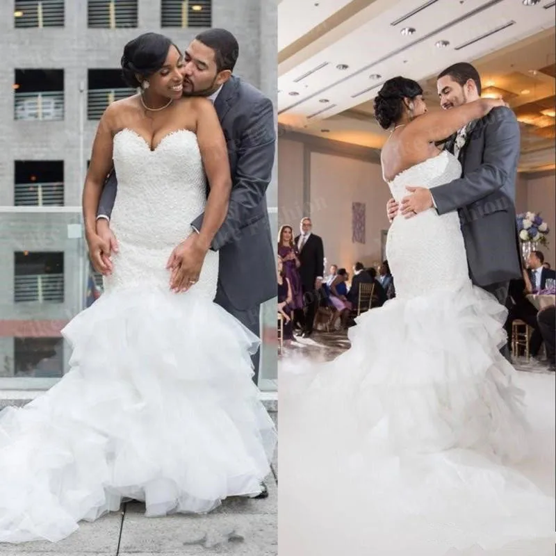 Платье свадебное с длинным рукавом и юбкой годе большие размеры|Свадебные