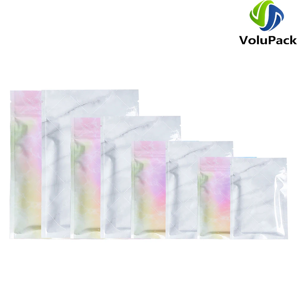 100 шт. пакеты для хранения из алюминиевой фольги|Сумки вещей| |