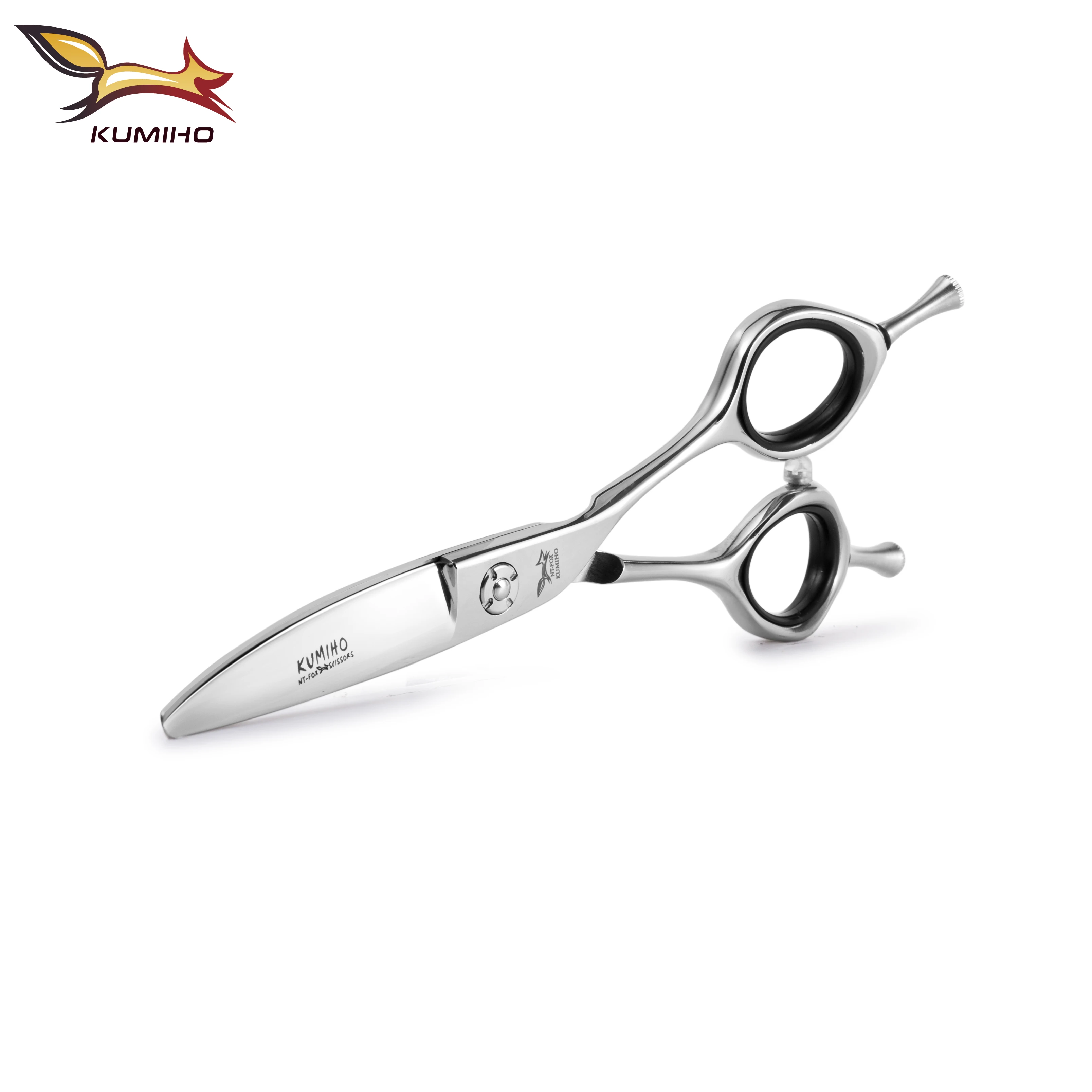 

KUMIHO LYQ-60 willow shape blade cutting scissors curved scissors up-curve slicing scissors 6inch Japanese stainless