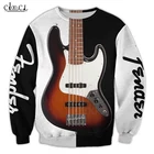 Новинка, красивая Мужская толстовка HX с 3D принтом электрогитары, уличная одежда в стиле Харадзюку, Осенний свитшот, повседневный спортивный костюм, Прямая поставка