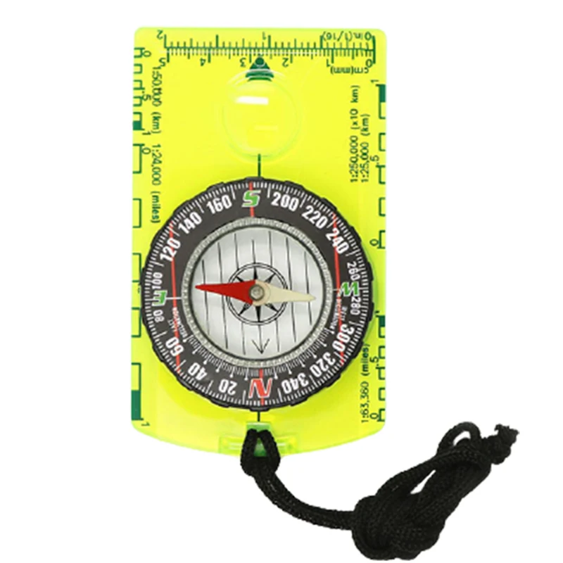 

Персональный мини-компас, дорожный компас с пропорциональным следом, многофункциональные навигационные инструменты для кемпинга, походов