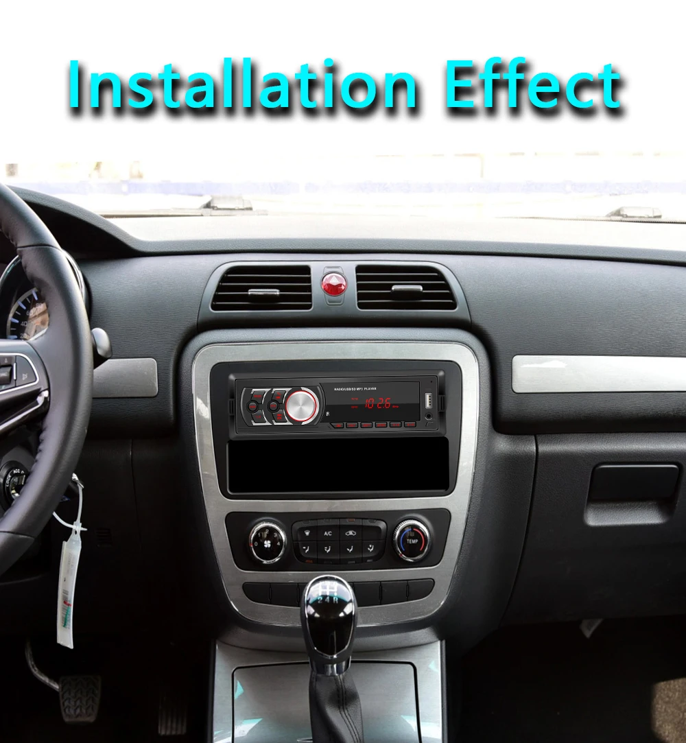 Онлайн Горячая Распродажа 12V автомобиль радио Bluetooth авто плеер MP3 стерео аудио