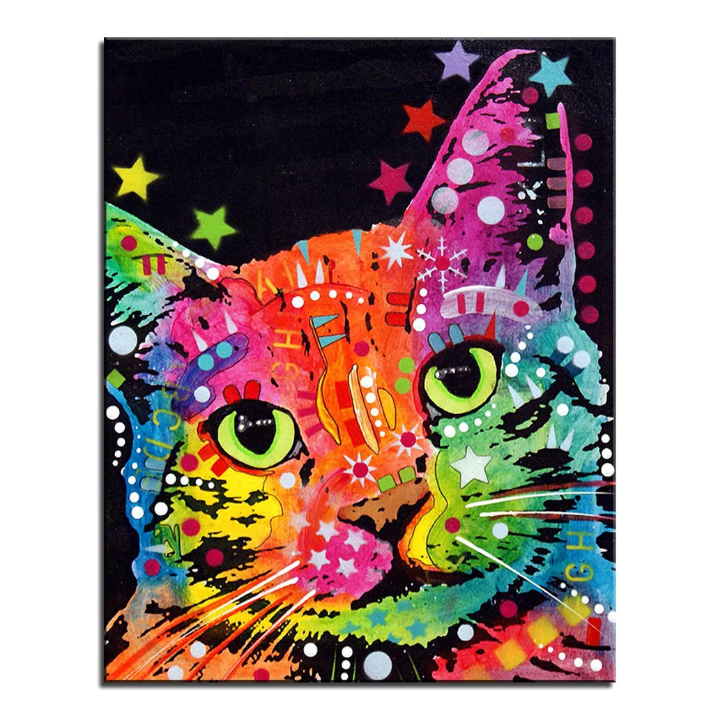 Современное домашнее искусство одиночная абстрактная Акварельная живопись