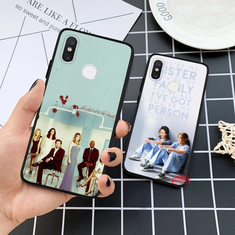 Grey Anatomy Soft High Quality Silicone Case for Xiaomi 6 8 9 SE A1 A2 A3 Lite F1 Mix 2S MAX 3 9T Pro CC9E CC9 |