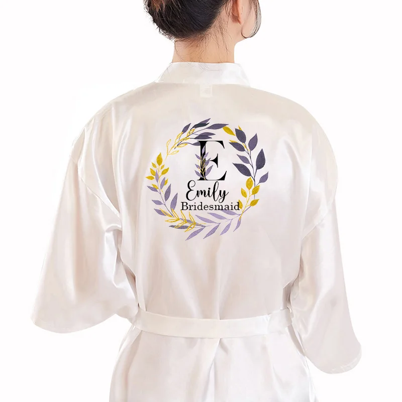 

New 2020 ladies high-quality bandage bathrobe morning robe bride nightgown nightdress