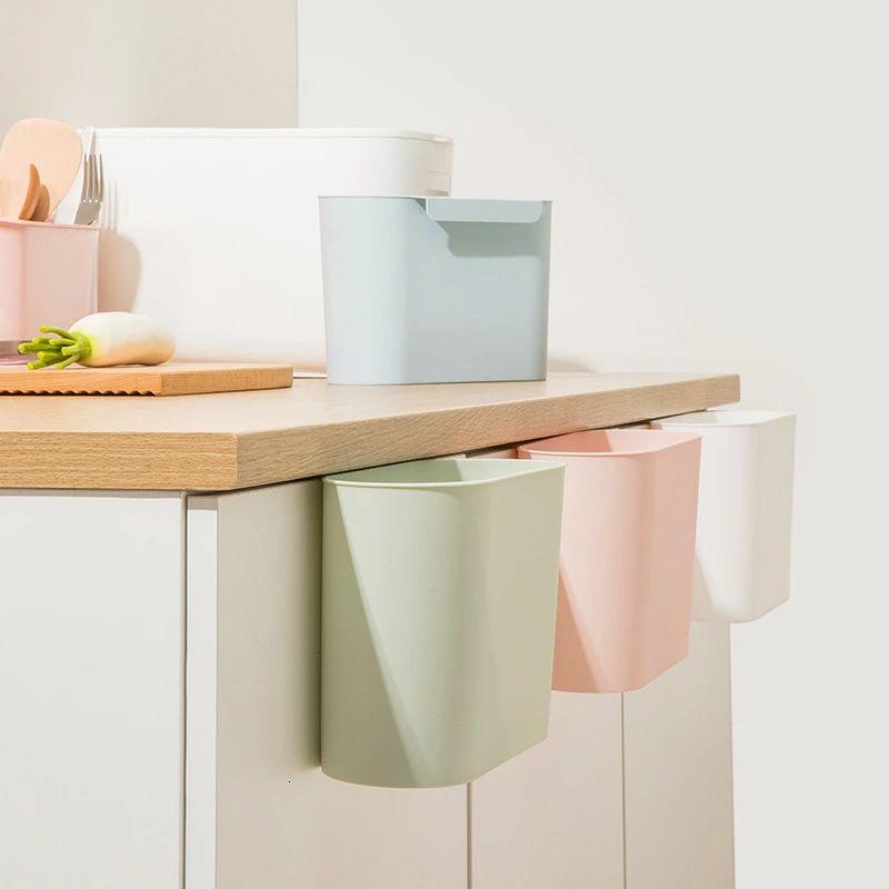 

Trash can the goods for kitchen Trash can poubelle dustbin waste rubbish bin garbage bag trashcan Hanging dustbin