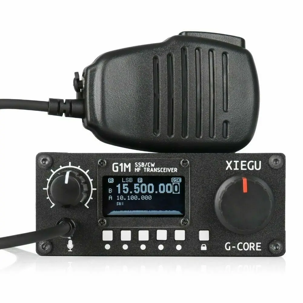 Новейший G-CORE SDR любительский радиоприемник XIEGU G1M SSB/CW 0,5-30 МГц Мобильный радиоприемник HF трансивер Ham QRP