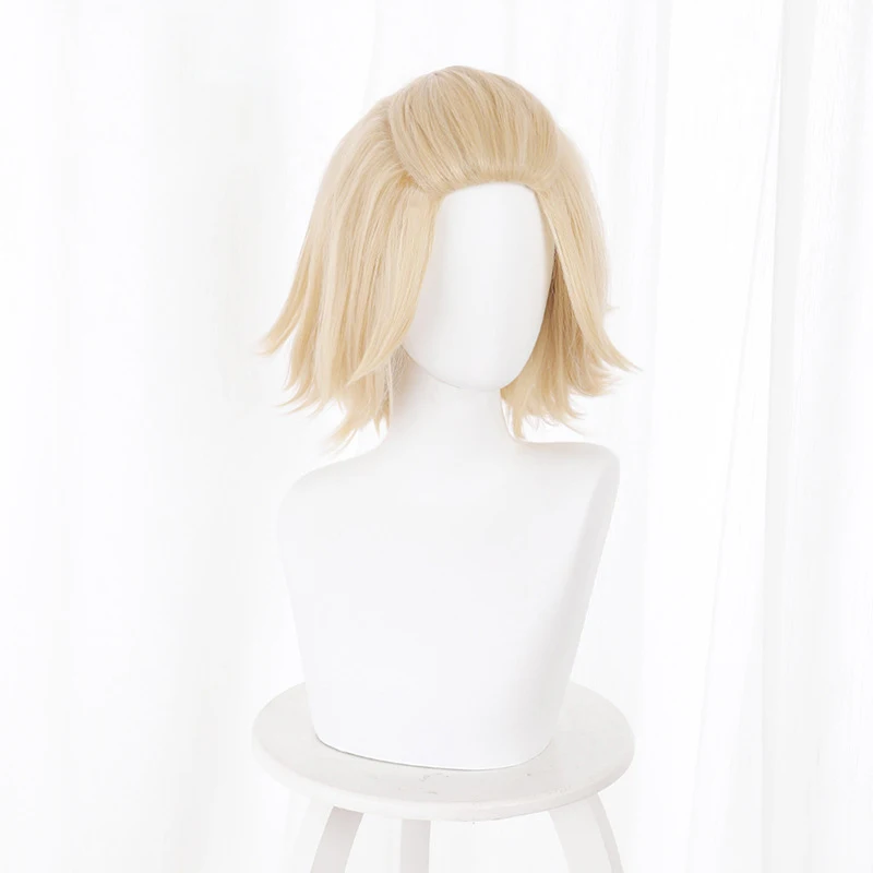 Парик для косплея в стиле аниме Токио Мстители манджиро Сано светильник лый