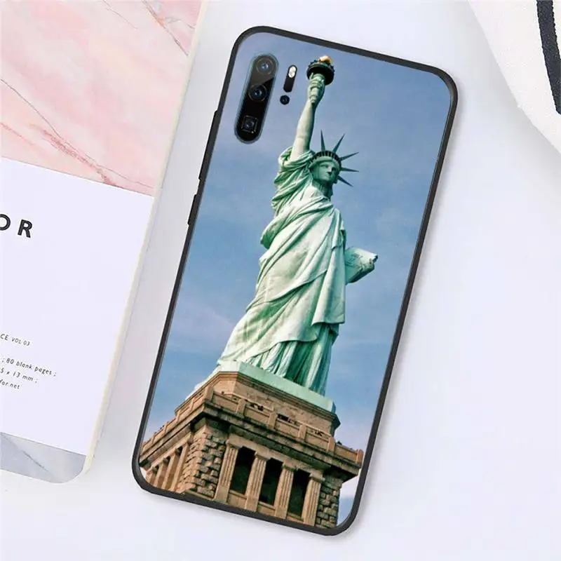 

statue of liberty building Phone Cases For Huawei honor Mate P 10 20 30 40 Pro 10i 9 10 20 8x Lite Y91C V17 6.38 6.44
