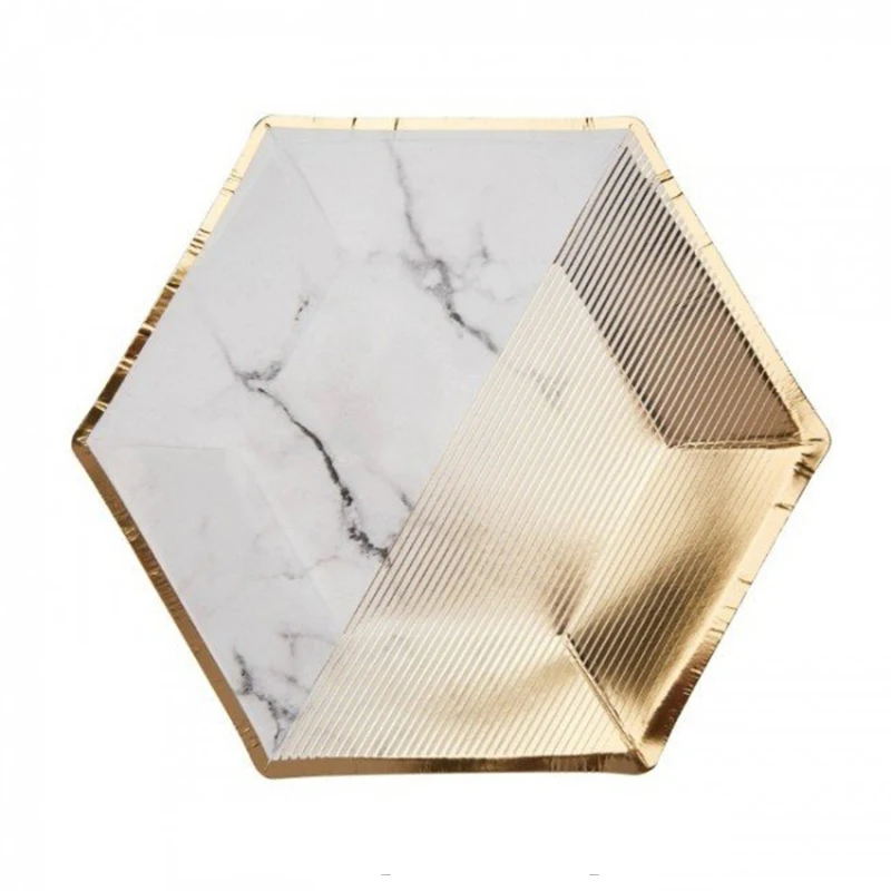 Одноразовые стеклянные салфетки в полоску для детской вечеринки наборы посуды