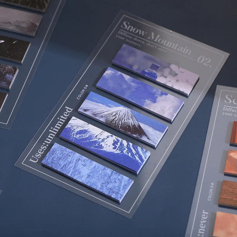 100 листов/упаковка наклейки на тему морских волн