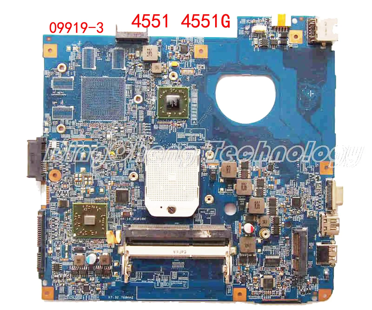 

Laptop Motherboard for ACER 4551 4551G MB.PU501.001 09919-3 JE40-DN 48.4HD01.031 Mainboard socket s1 ddr3