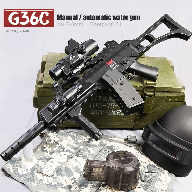 G36C электрический ручной водяной пистолет двойного режима для детских игр на