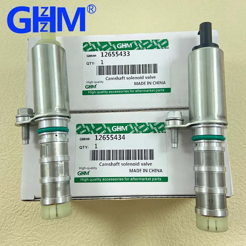 

Engine Camshaft VVT Variable Valve Timing Solenoid Actuator For Buick Lacrosse Regal Cadillac Chevrolet GMC 12655433 12655434