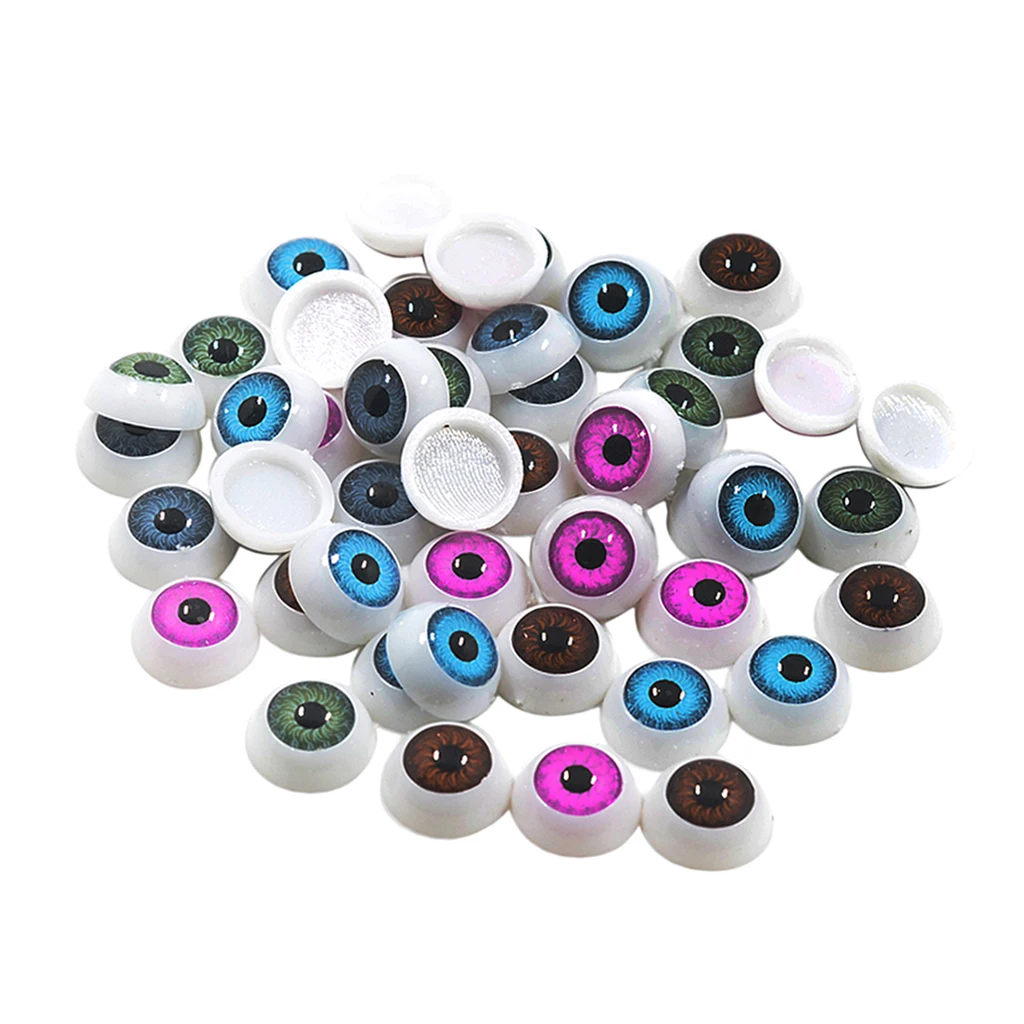 

Глаза пластиковые безопасные для кукол «сделай сам», 50 шт., 1,2 см