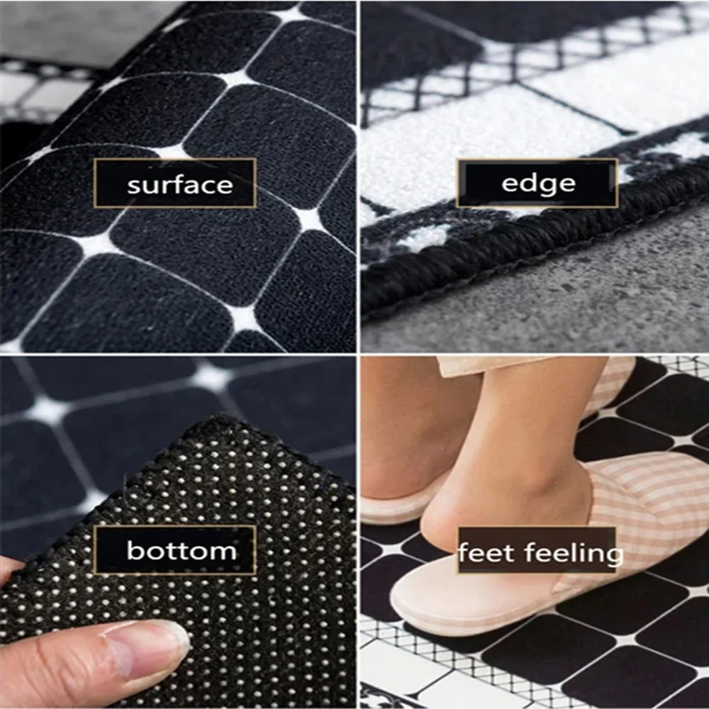 Набор Противоскользящих ковриков для кухни впитывающие антигрязные длинные