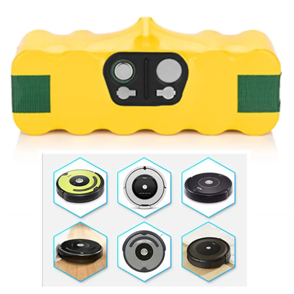 2 шт. x 14 4 В 4500 мАч для iRobot Roomba Ni MH Пылесос аккумуляторная батарея Замена 500 550 560 600 650