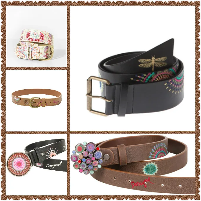 Испанский женский пояс с вышивкой|Женские ремни| |