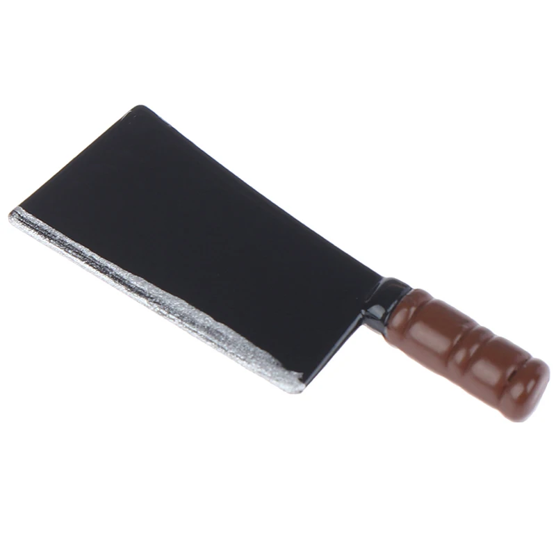 

1pcs Doll House Miniature 1:12 Metal Knife Kitchen Food Knife Cut Vegetables Kitchen Toy Length 3cm