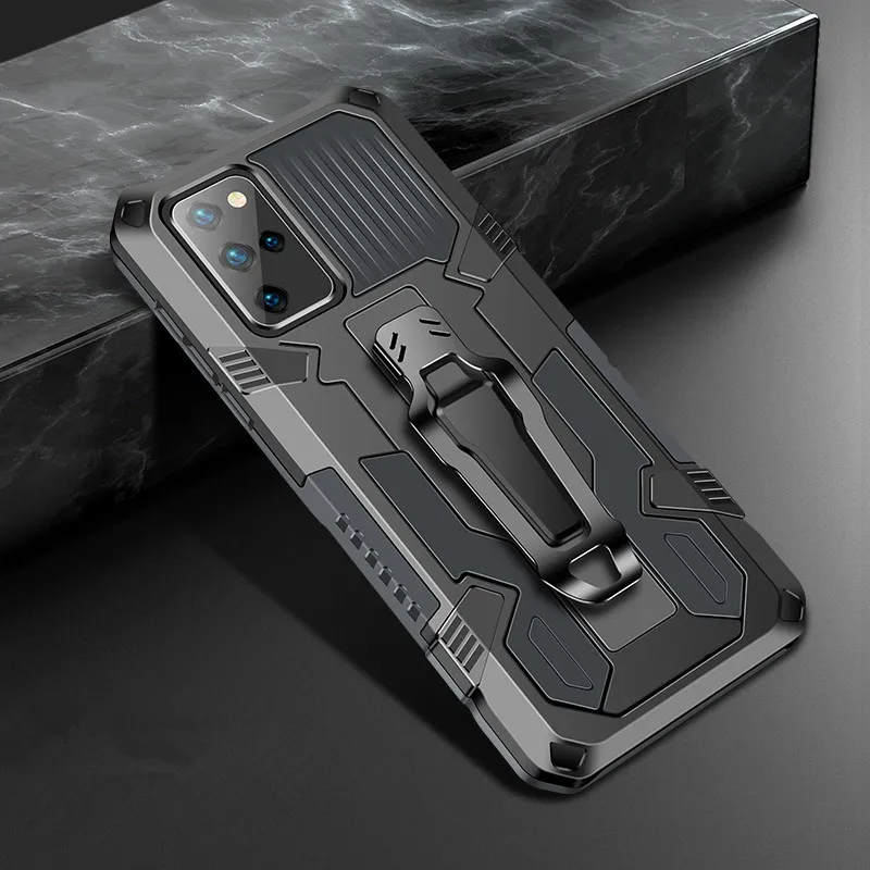 

Metal Armor Phone Case For Samsung Galaxy Note 20 10 Plus A51 A31 A71 A01 S20 5G FE Ultra A21 A21S A11 A41 Rugged Stand PC Cover