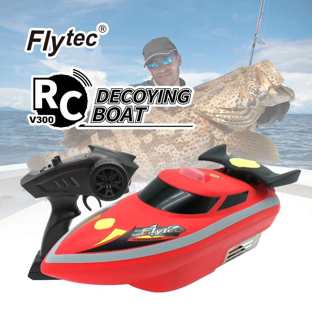 Flytec V300 RC рыбацкая лодка приманка рыболовные инструменты анти capsize 300 м