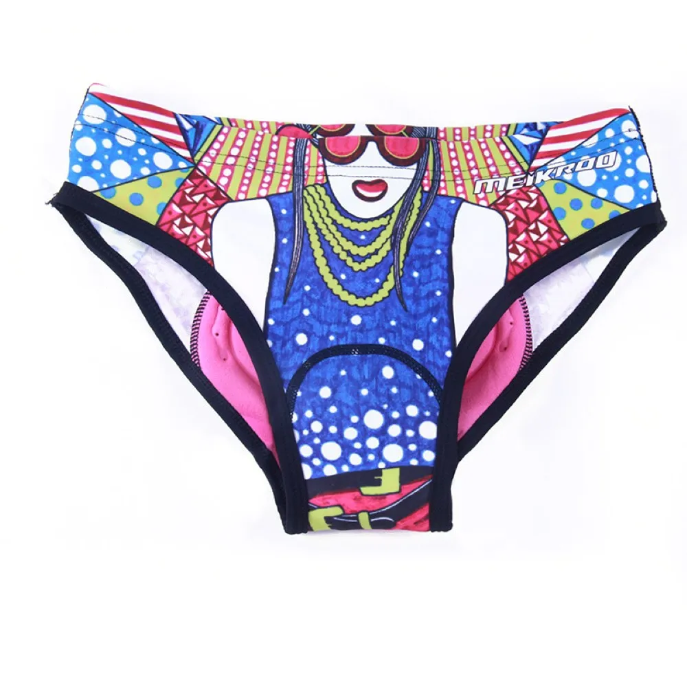 

MEIKROO Cycling Underwear Women Bicycle 3D Padded Shakeproof Triangle Shorts for MTB Road Bike Riding Accessories