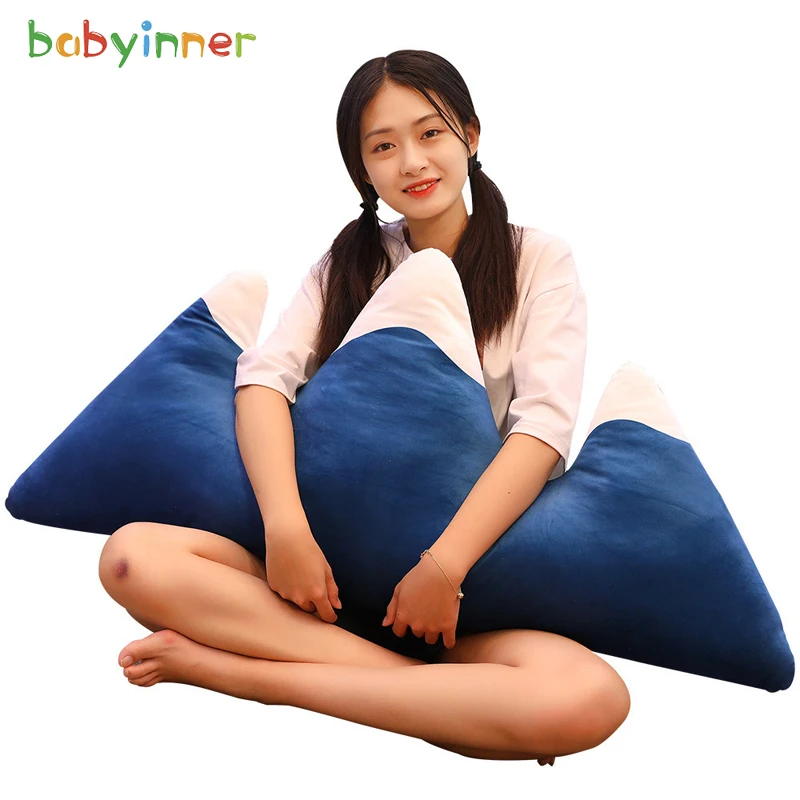 Babyinner 115*50 см мультяшный Снежный горный Айсберг коврик кровать плюшевая подушка