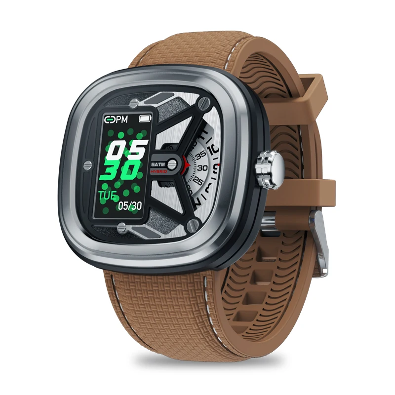 Смарт часы для мужчин и женщин Zeblaze HYBRID 2 Nordic 51832 Bluetooh 4 0 механические умные с