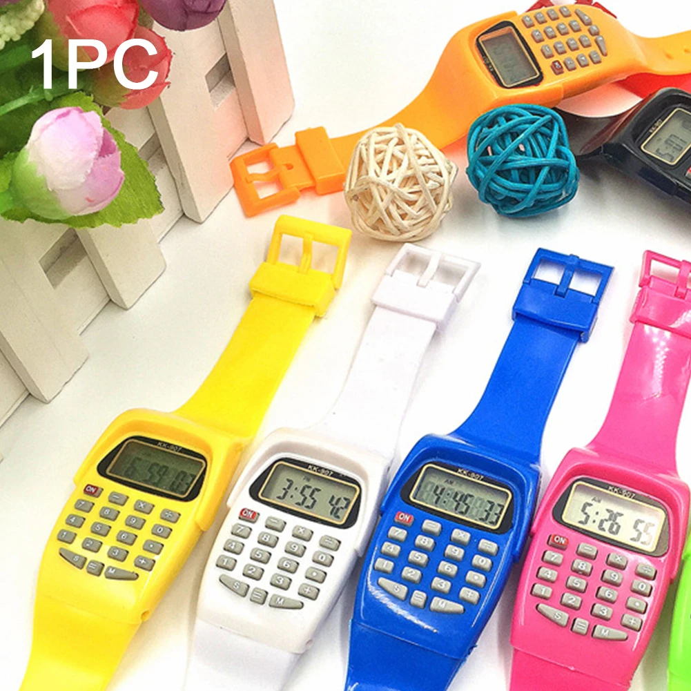Digital Display Wrist Multifunctional Exam Oriented Portable Students Mini Kids Fashion Calculator Watch Electronic Practical