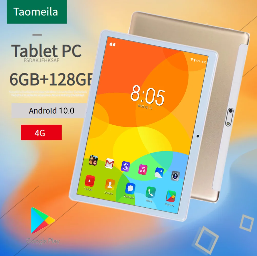 

M30 планшет с 10,1-дюймовым дисплеем, 10-ядерным процессором mtk6797, ОЗУ 6 ГБ, ПЗУ 10,1 ГБ, android 128