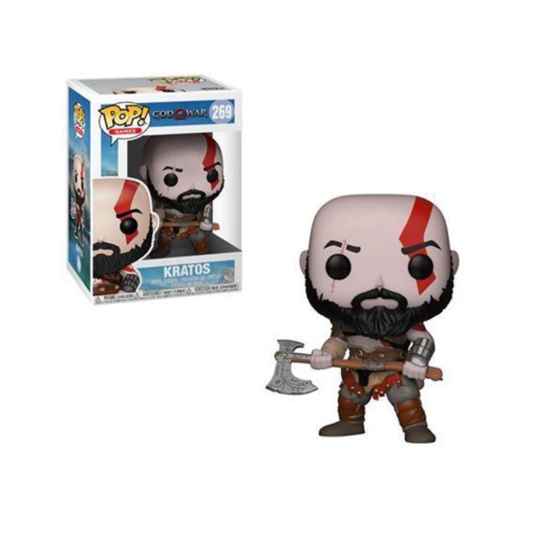 Funko POP новый стиль Бог войны игрушка Кратос ПВХ Действие игрушечные Цифры