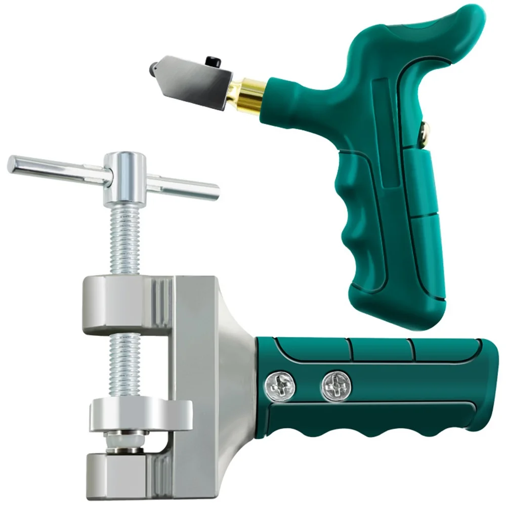 Professional Glass Cutter Set for Glass Tile Cutting Tile Cutter Manual Glass Tile Cut Tool Diamond Glass Cutter Set