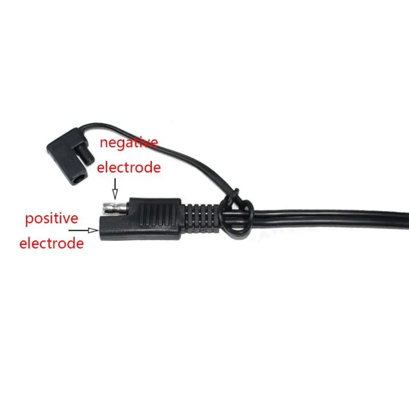 

1pc 35cm 13.78 inch SAE Power Adapter Cable Cord Solar Battery Charger for solar 1XCF