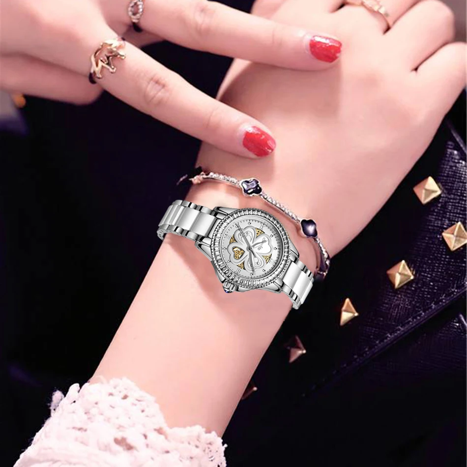Montre Femme SUNKTA, новые часы из розового золота, женские кварцевые часы, женские роскошные Брендовые женские наручные часы, часы для девочек, подарок для жены+ коробка