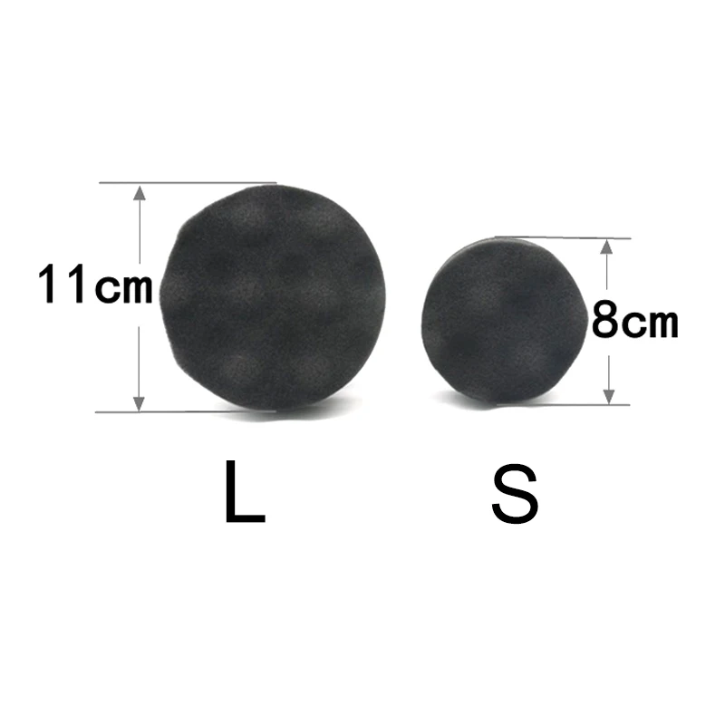 

Hot 2 Pcs Tire Dressing Applicator Round Grip Wave Design Polished Sponge for Car X66