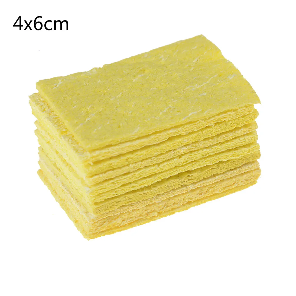 

5/10pcs Electric Welding Soldering Iron Cleaning Sponge Welding Accessories High Temperature Enduring Condense