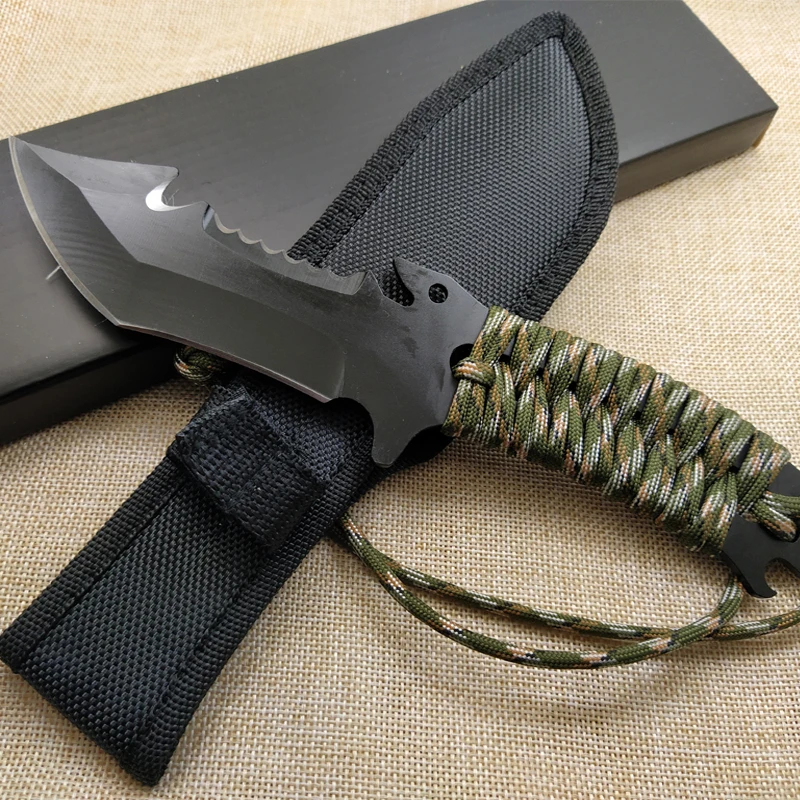 Тактический нож для выживания из нержавеющей стали дайвинга прямой походный