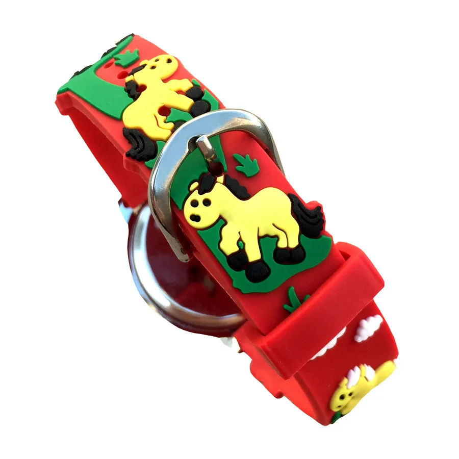 Модные милые детские часы с мультипликационным рисунком Студенческие для