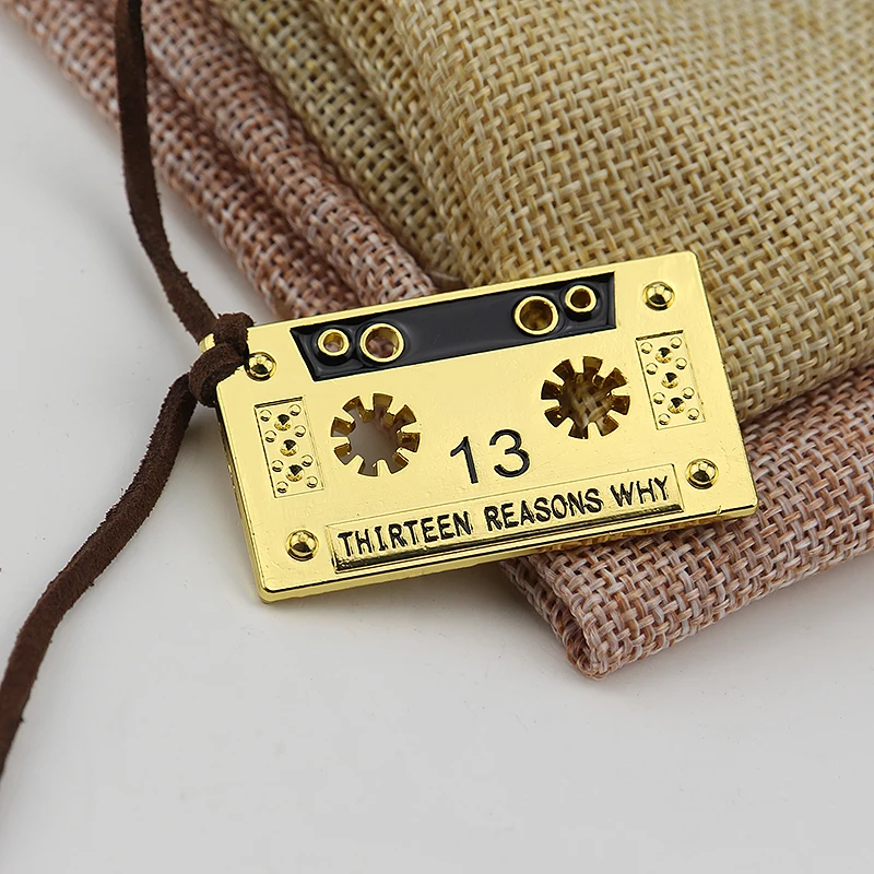 Креативная Кассетная лента из фильма 13 тринадцати причин почему кулон ожерелье