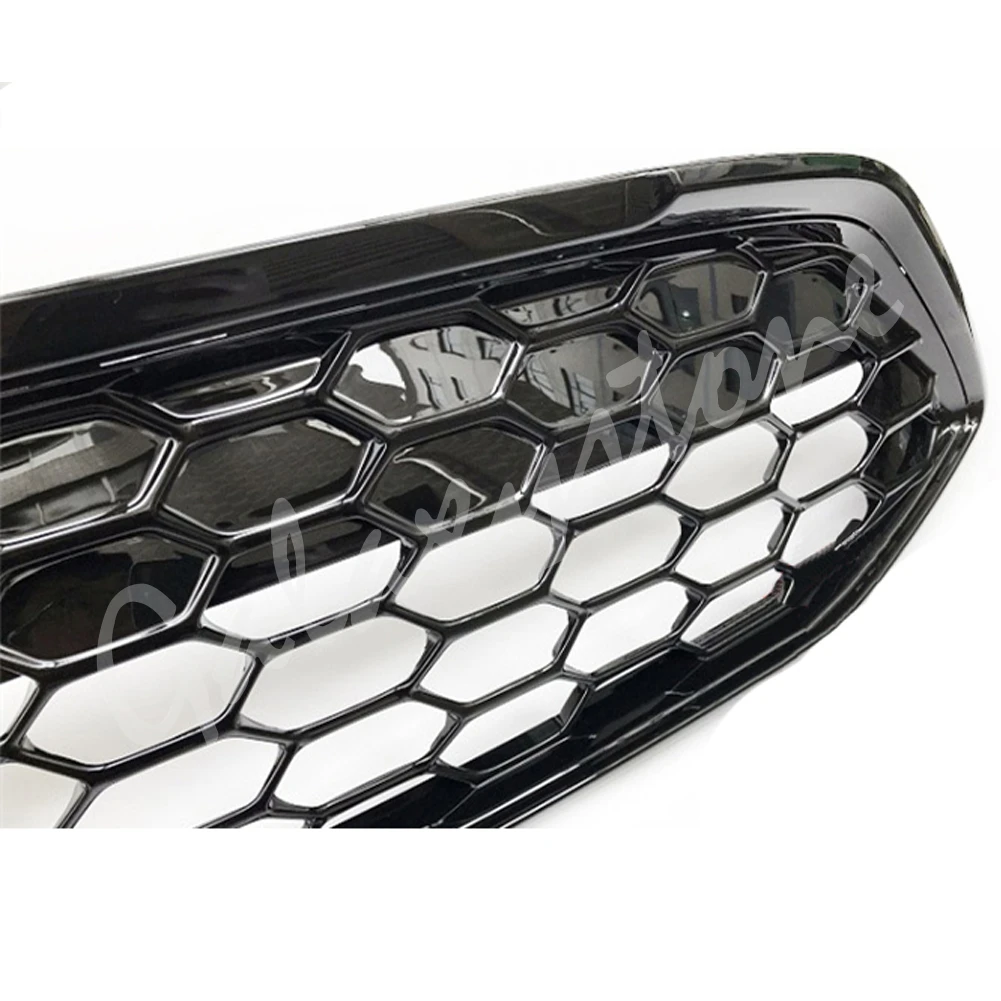 Для Ford Focus гриль бампер Передняя Верхняя Нижняя Gille глянцевый черный