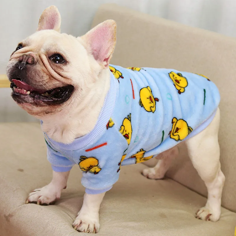 

Dog Pajamas Big Dog Bulldog Clothes Puppy Autumn And Winter Warm Sweater Pet Supplies Cat General Cute Dog Clothes