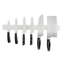 ptoc stainless steel knife stand magnetic knife holder wall storage rack home for knives kitchen accessories organizer