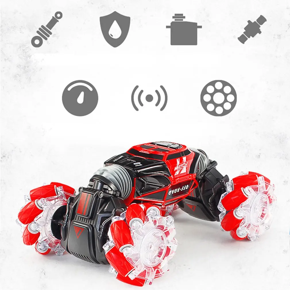 

Remote Control Stunt Car Gesture Sensor Control RC Car Double Side Distortion Car Drifting Traversing Dance Toy for Kids