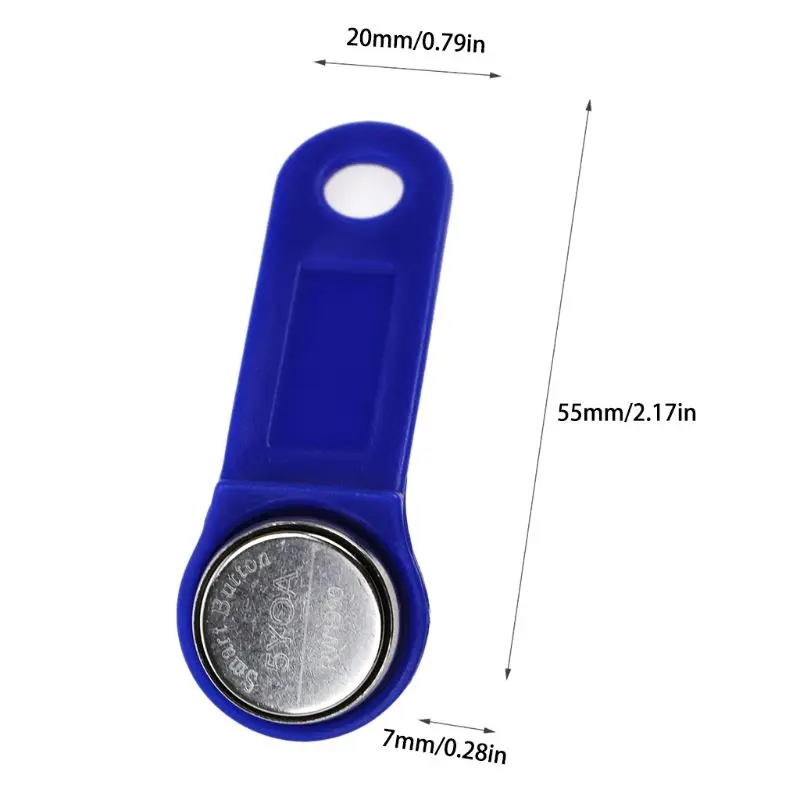 10 шт./лот Перезаписываемый RFID сенсорный ключ памяти RW1990 iButton копия карты сауна |