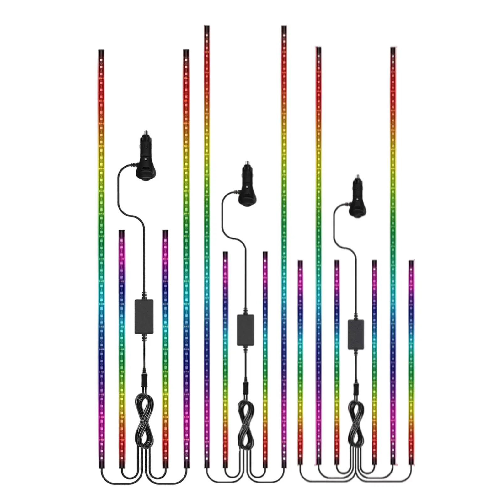 

Светодиодная подсветка для автомобиля, s-образный свет