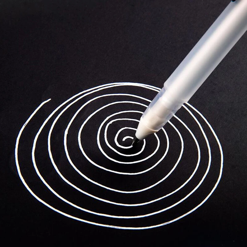 Ручка гелевая Водонепроницаемая с белыми чернилами 30 шт. 0 8 мм 6 | Канцтовары для