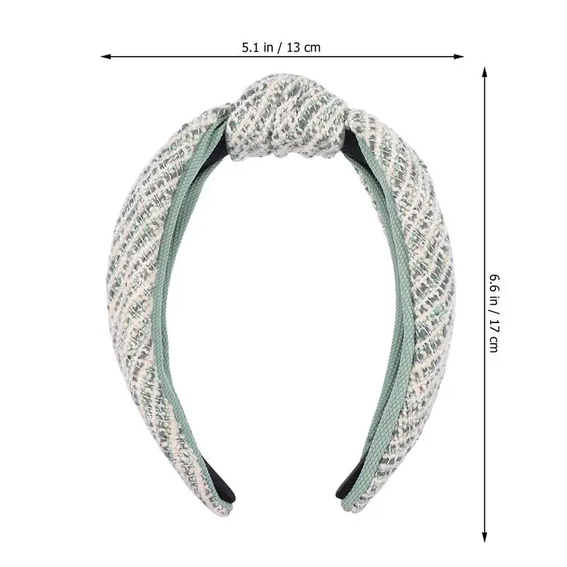 

Wide Knotted Headband Knot Hairband Turban Headband Elastic Hair Accessory