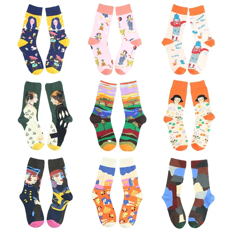 [WPLOIKJD] качественные повседневные Красочные Новые осенне-зимние стильные женские